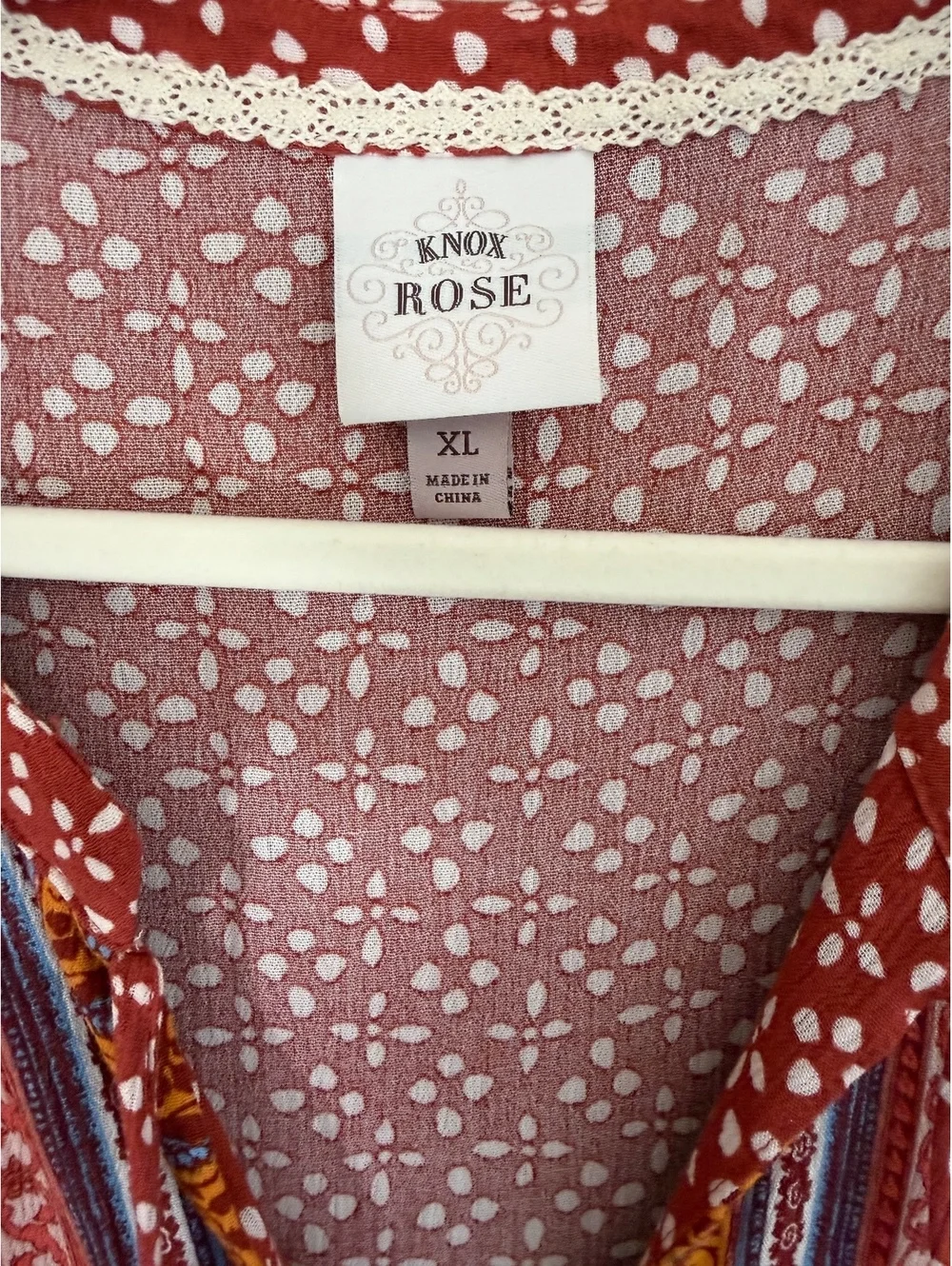 XL Knox Rose 100% Rayon midi dress